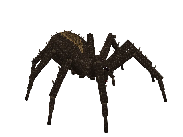 Riesenspinne — Minecraft-3D-Modell
