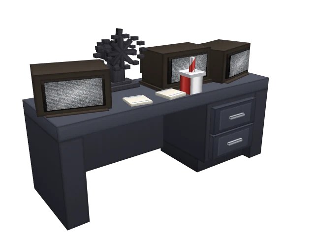 Sicherheitsschreibtisch — Minecraft-3D-Modell