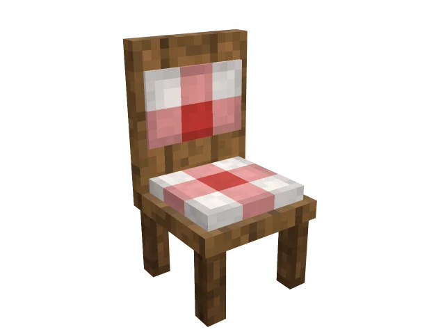 Stuhl — Minecraft-3D-Modell