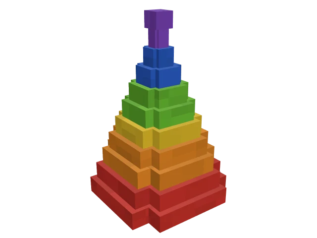 Partyhut — Minecraft-3D-Modell