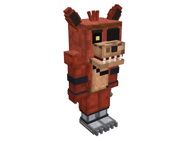 Foxy — Minecraft-3D-Modell