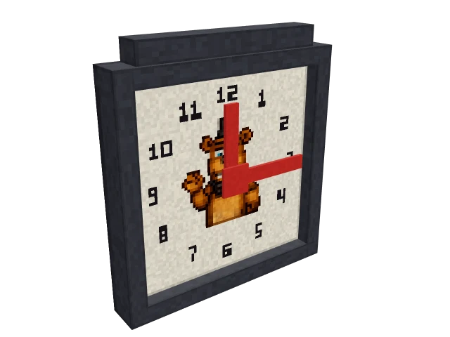 Freddy-Uhr — Minecraft-3D-Modell