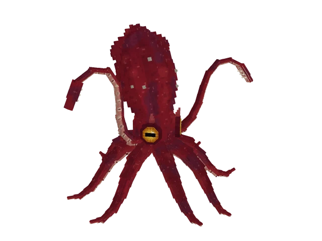 Kraken — Minecraft-3D-Modell