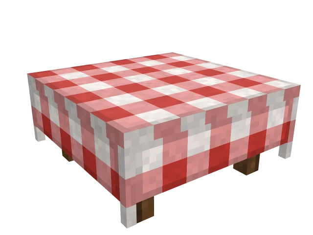 Partytisch — Minecraft-3D-Modell